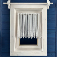 Záclony v metráži vyšívané - exclusiv 163439 biela 45,65cm Záclony v metráži vyšívané - exclusiv 163439 biela 45,65cm