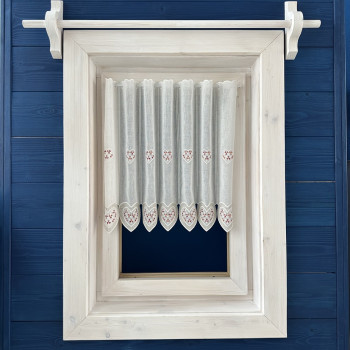 Záclony v metráži vyšívané - exclusiv 246134 45,65cm