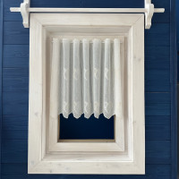 Záclony v metráži vyšívané - exclusiv 246689 krémová 65cm