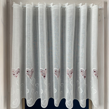 Záclony v metráži vyšívané - exclusiv 246980 45,65cm