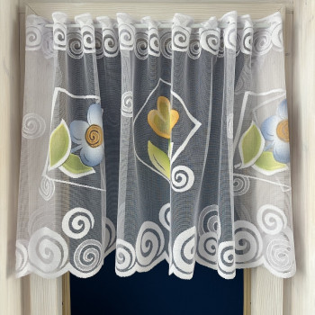 Záclony v metráži žakarové 310600 farebná 45,65,110cm