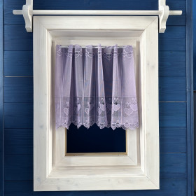 Záclony  v metráži žakarové 330870 levandulová 45,65,90cm