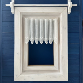 Záclony v metráži vyšívané - exclusiv 40925 R 45cm biela Záclony v metráži vyšívané - exclusiv 40925 R 45cm biela