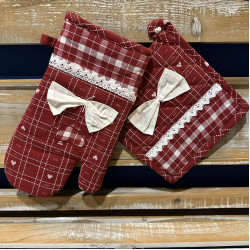 Chňapky+podložky, košíčky na pečivo