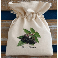 Bavlnené vrecúško - baza čierna 2026-15