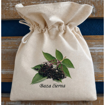 Bavlnené vrecúško - baza čierna 2026-15