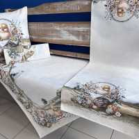 Obrusy gobelínové veľkonočné Chenille 073