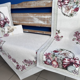 Obrusy gobelínové veľkonočné Chenille 1293 GR