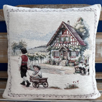 Gobelínové vankúše celoročné Chenille 1408 C