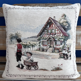 Gobelínové vankúše celoročné Chenille 1408 C