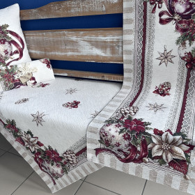 Gobelínové obrusy vianočné Chenille 1443 NA so zlatou niťou Gobelínové obrusy vianočné Chenille 1443 NA so zlatou niťou