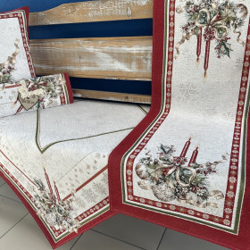 Gobelínové obrusy vianočné Chenille 4114 so zlatou niťou Gobelínové obrusy vianočné Chenille 4114 so zlatou niťou