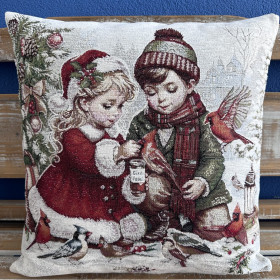 Gobelínové vankúše vianočné Chenille 6366