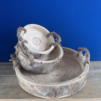 Dekorácia - drevený podnos