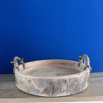 Dekorácia - drevený podnos