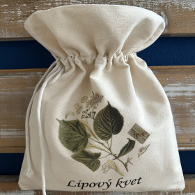 Bavlnené vrecúško - lipový kvet