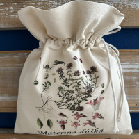 Bavlnené vrecúško - materina dúška Bavlnené vrecúško - materina dúška