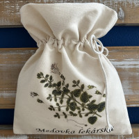 Bavlnené vrecúško - medovka lekárska Bavlnené vrecúško - medovka lekárska