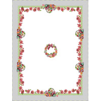 Gobelínové obrusy veľkonočné Chenille 1293 - 140x180cm Gobelínové obrusy veľkonočné Chenille 1293 - 140x180cm