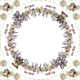 Gobelínové obrusy Chenille 1414 - kruh 140cm