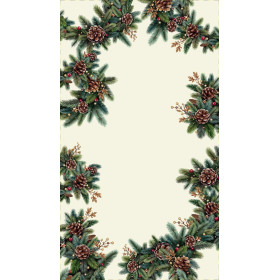 Gobelínové obrusy vianočné Chenille 1442 pretkávané zlatou niťou - 140x220cm Gobelínové obrusy vianočné Chenille 1442 pretkávané zlatou niťou - 140x220cm