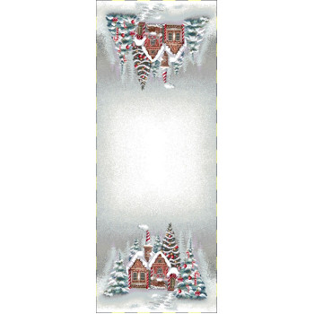 Gobelínové obrusy vianočné Chenille 4113 so striebornou niťou Gobelínové obrusy vianočné Chenille 4113 so striebornou niťou