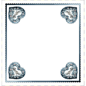 Gobelínové obrusy vianočné Chenille 6262 so striebornou niťou Gobelínové obrusy vianočné Chenille 6262 so striebornou niťou