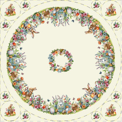 Obrusy gobelínové veľkonočné - kruh 140cm