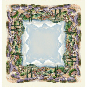 Gobelínové obrusy celoročné Eden 1369 - 100x100cm
