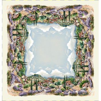 Gobelínové obrusy celoročné Eden 1369 - 100x100cm