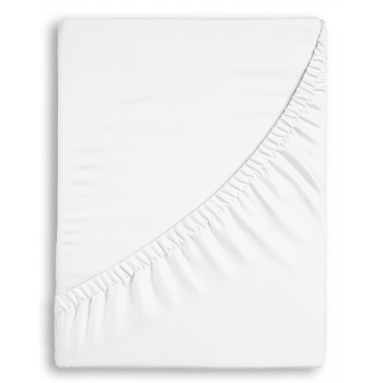 Plachty bavlnené Mako Jersey s lycrou Biela č.1