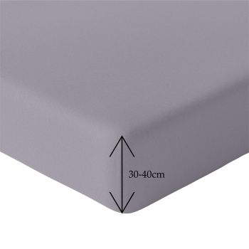 Plachty bavlnené Mako Jersey s lycrou Sivá č. 19