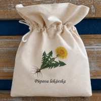 Bavlnené vrecúško - púpava lekárska 2026-40