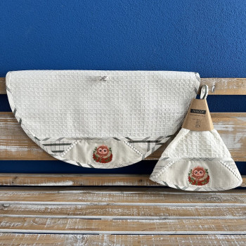 Uterák kuchynský bavlnený kruh 60cm TE 10675