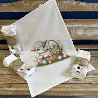 Bavlnené utierky veľkonočné digitálna tlač TE 2026-04