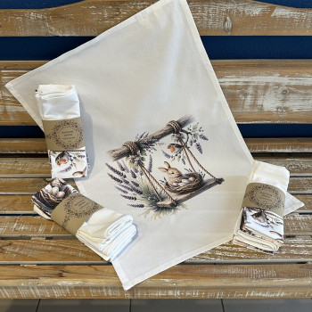 Bavlnené utierky veľkonočné digitálna tlač TE 2026-05