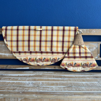 Uterák kuchynský bavlnený kruh 60cm TE 2504