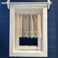 Záclony  v metráži žakarové 330870 marhulová 45,65,90cm