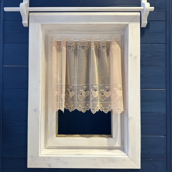 Záclony  v metráži žakarové 330870 marhulová 45,65,90cm